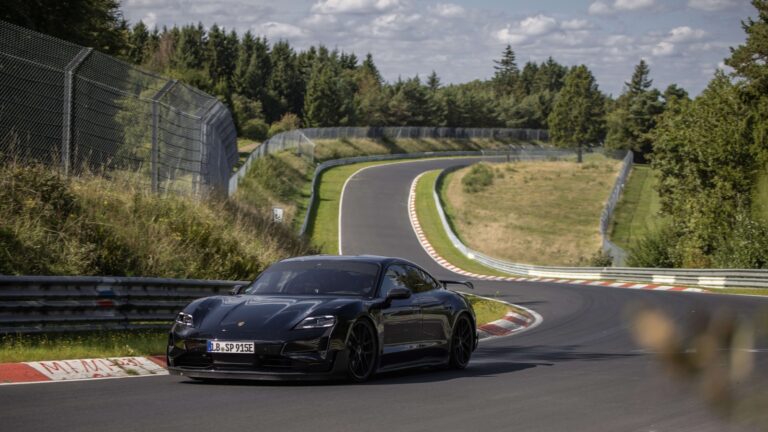 Pre-Series Porsche Taycan Smashes Tesla Model S Plaid’s Nurburgring Record